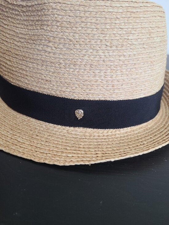 Helen Kaminski Avara Natural Fedora Hat Raffia One size Adjustable main image 5